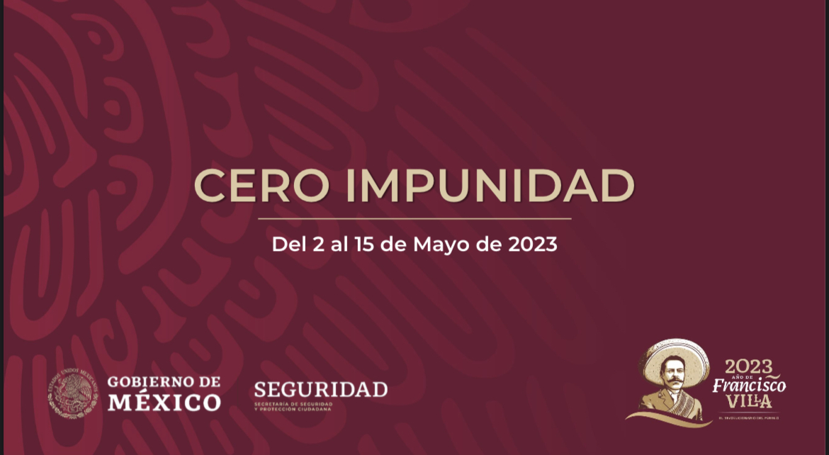 Cero impunidad