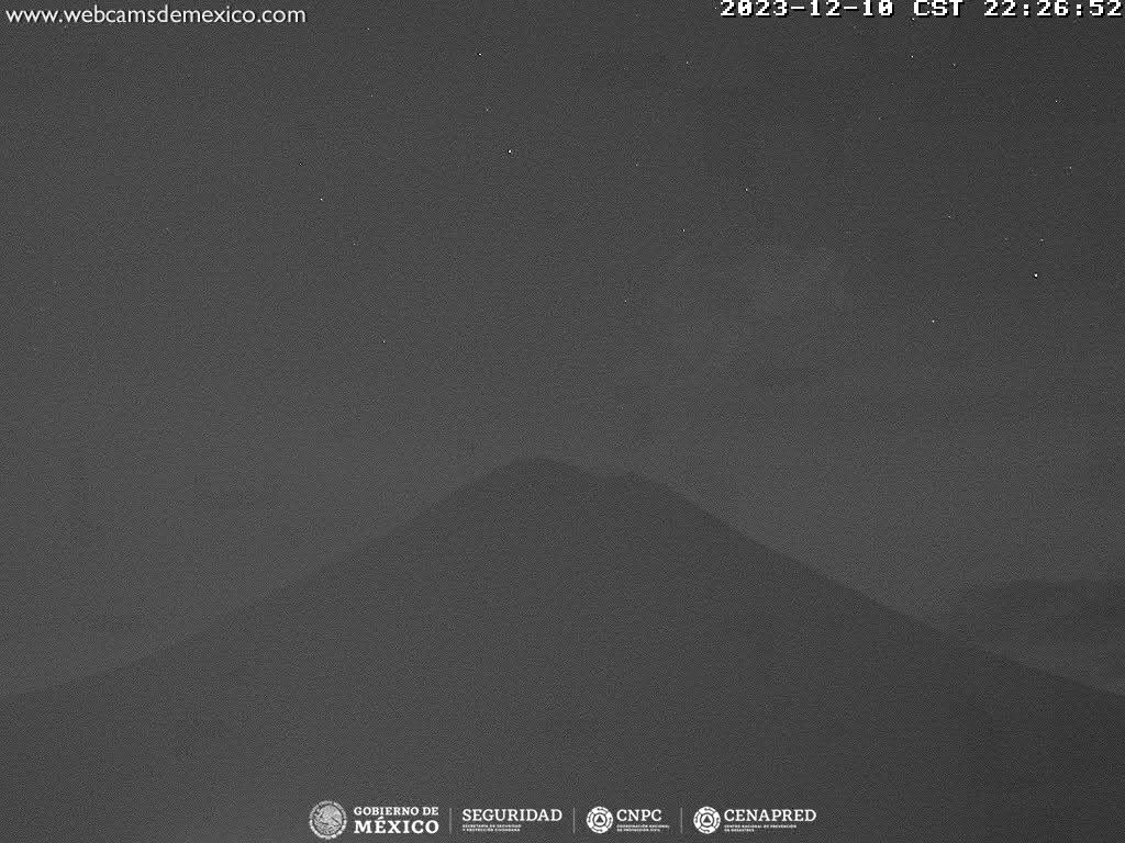 CENAPRED reporta 50 exhalaciones y 241 minutos de tremor del Popocatepetl