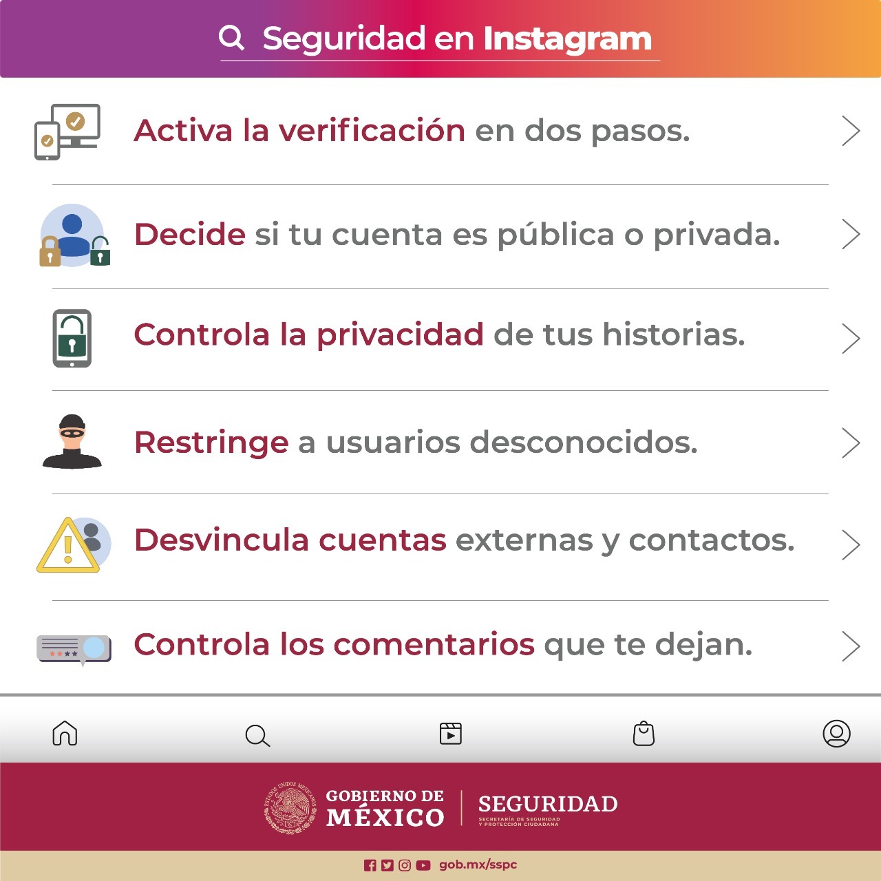 Seguridad en Instagram