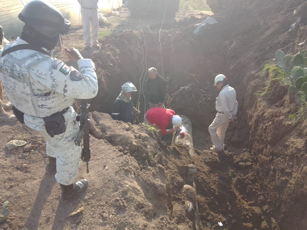 En tres estados, Guardia Nacional localiza seis tomas clandestinas para la extracción ilegal de hidrocarburo