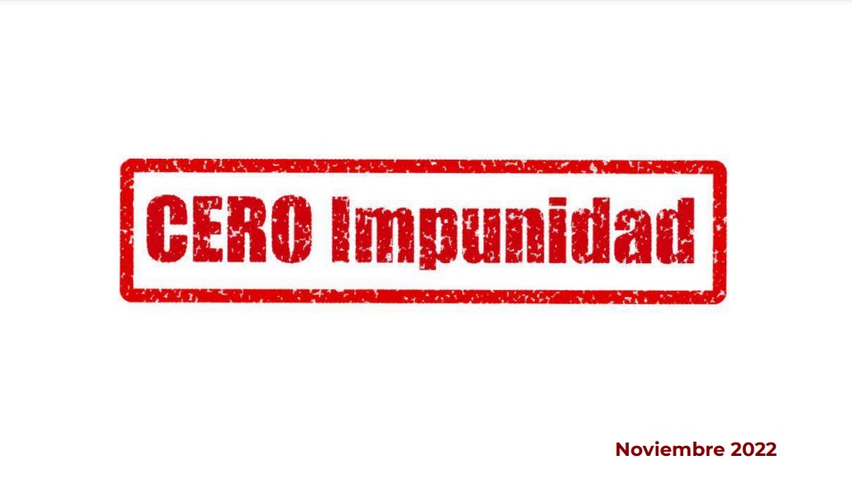 Informe Cero Impunidad: 10 de Noviembre