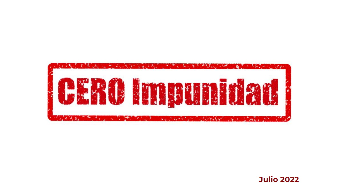 Informe Cero Impunidad