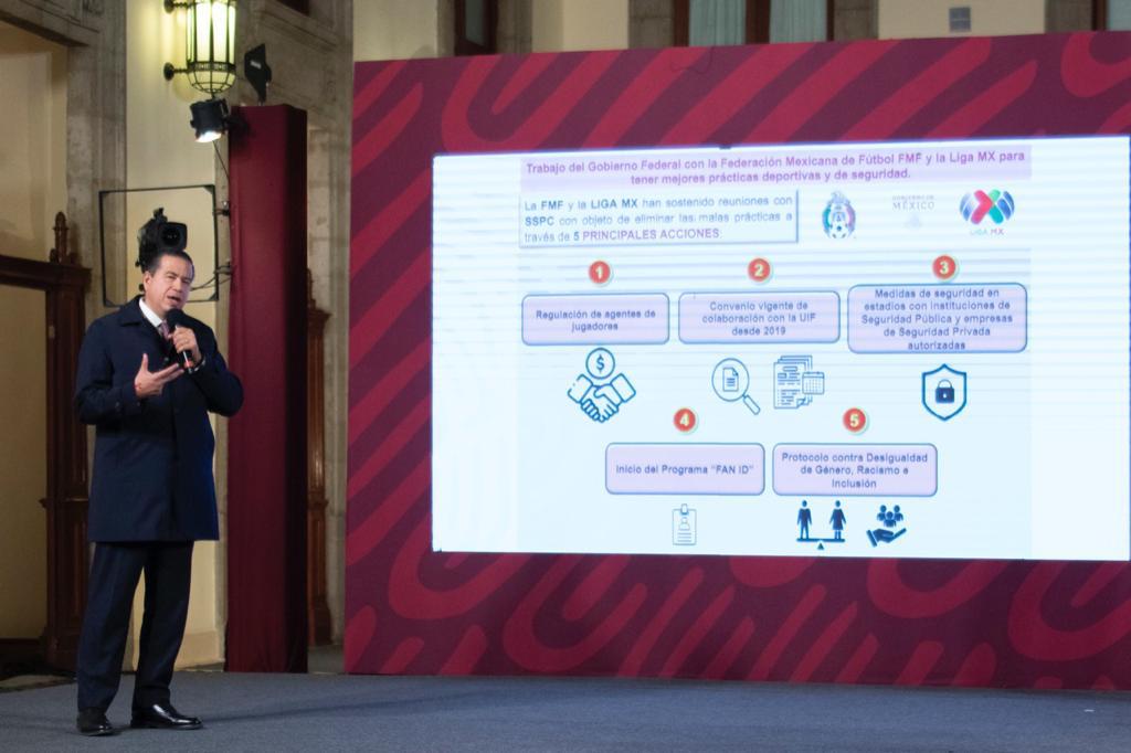 SSPC, FMF y Liga MX coordinan acciones para mejorar prácticas deportivas y seguridad en el fútbol