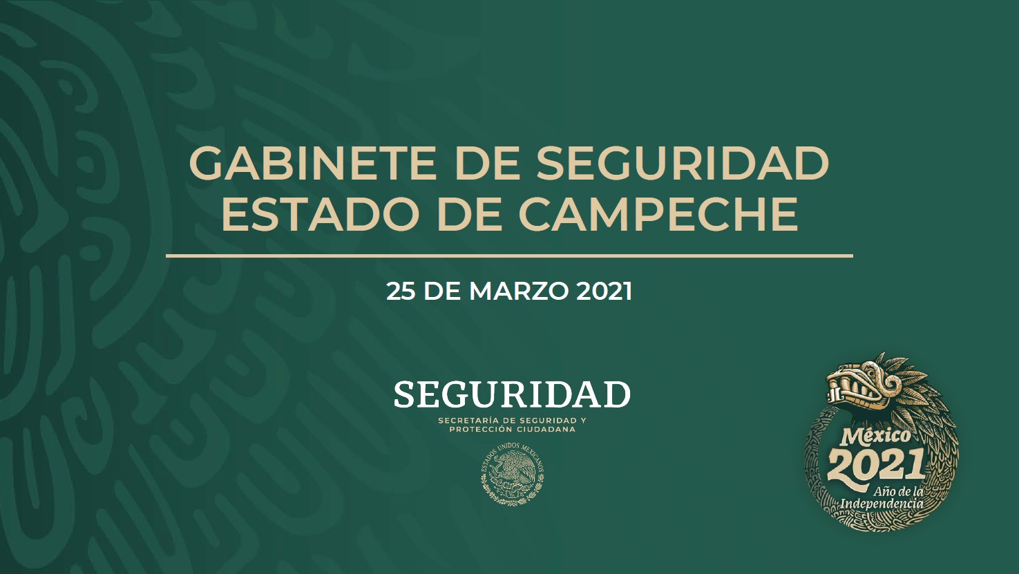 Gabinete de Seguridad estado de Campeche