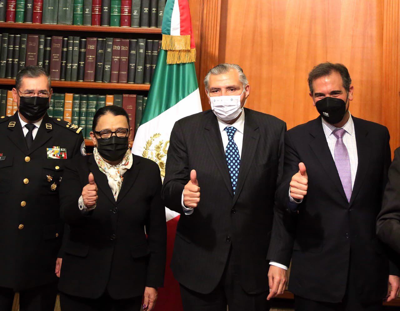 Instalan Gobernación, SSPC, GN, INE y FEDE mesa de seguridad rumbo a elección 2022 y revocación de mandato