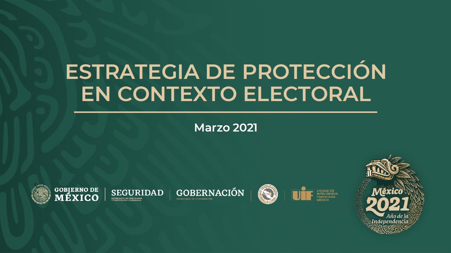 Estrategia de Protección en Contexto Electoral