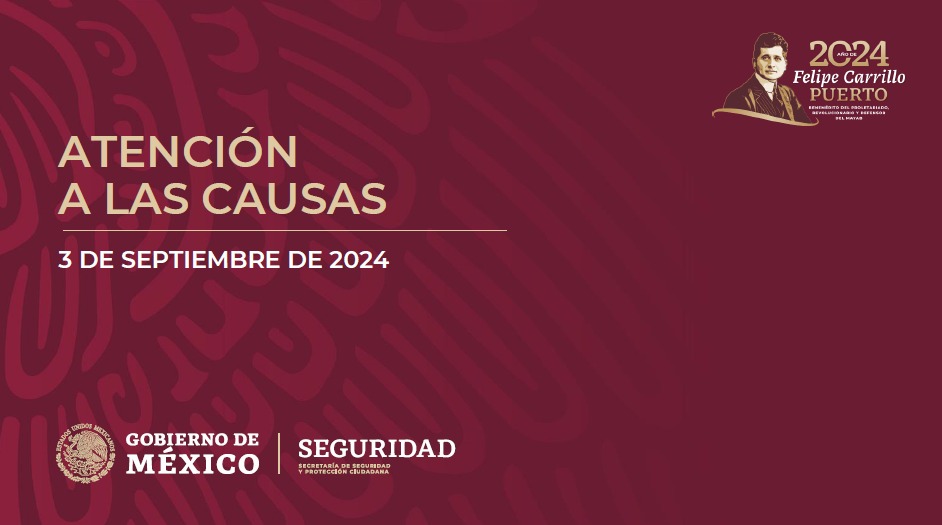 Atención a las causas: 3 septiembre 2024