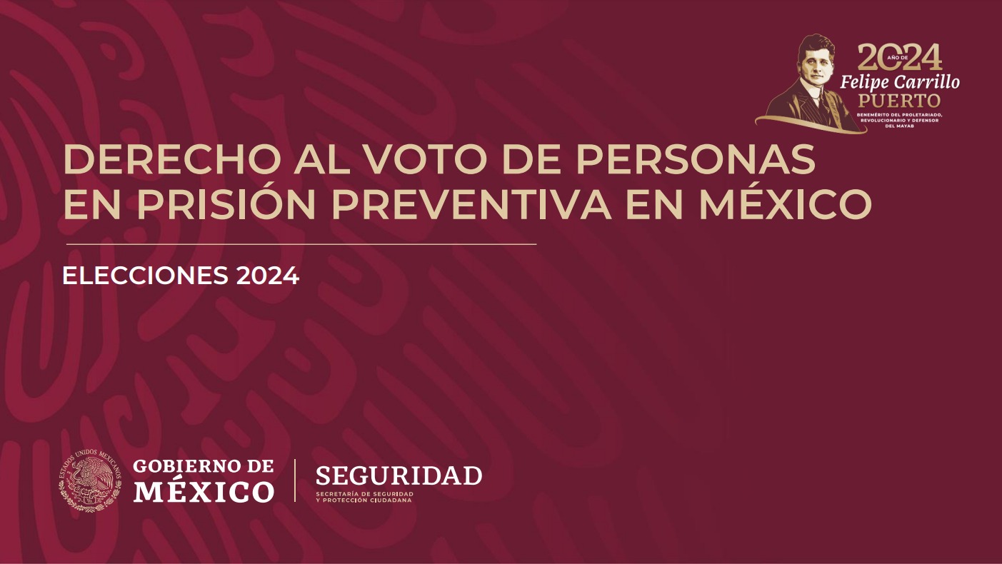 Derecho al voto de personas en prisión preventiva en México