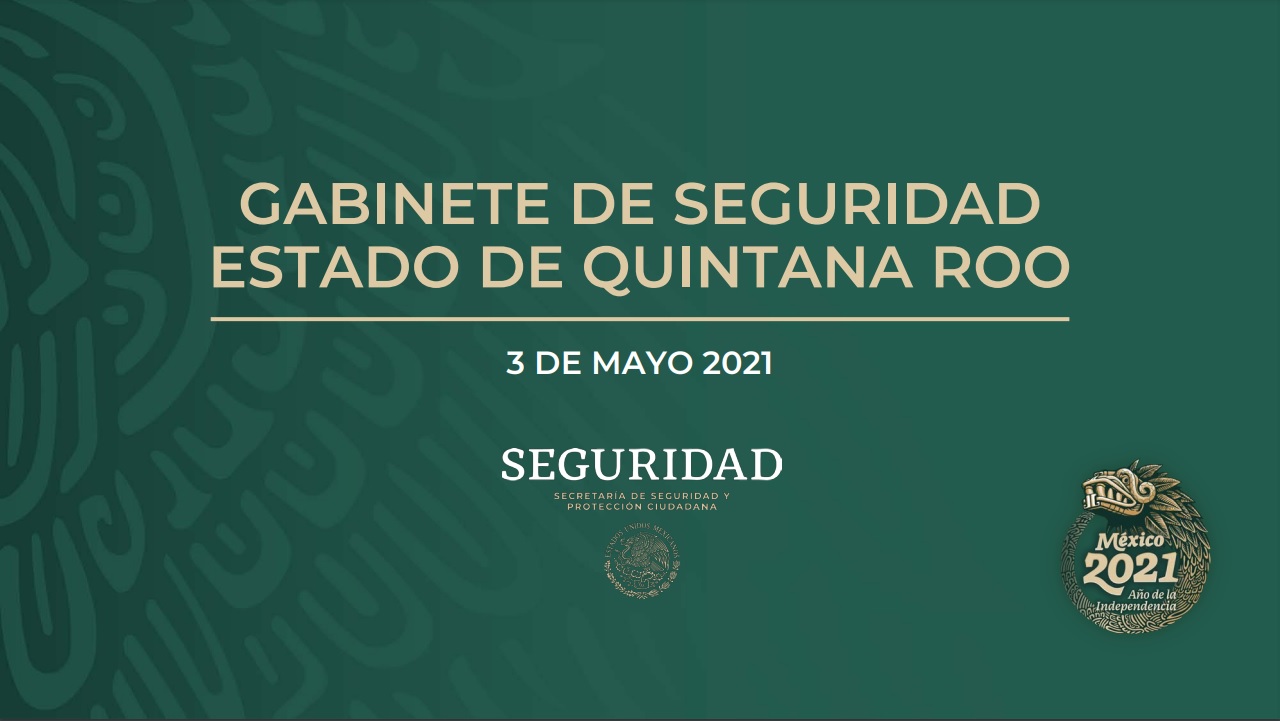 Gabinete de Seguridad estado de Quintana Roo