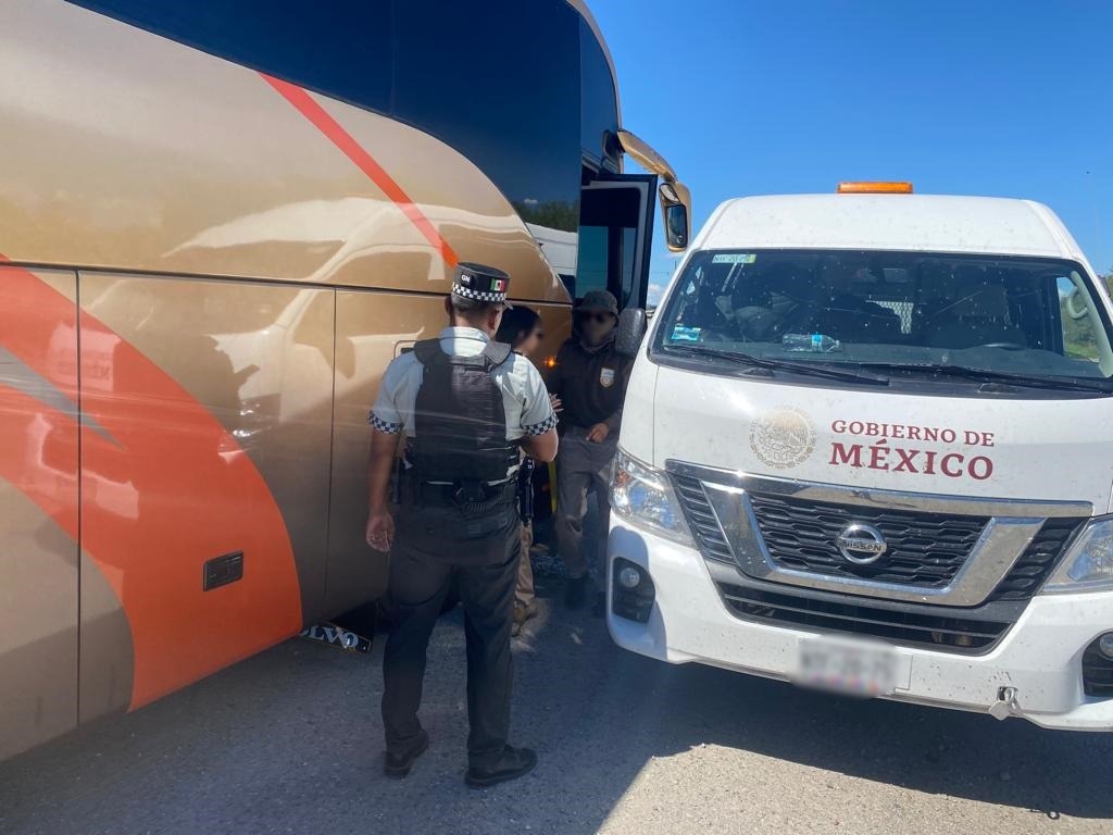 En Sonora, Guardia Nacional e INM auxilian a 603 personas migrantes originarias de Asia, África y América