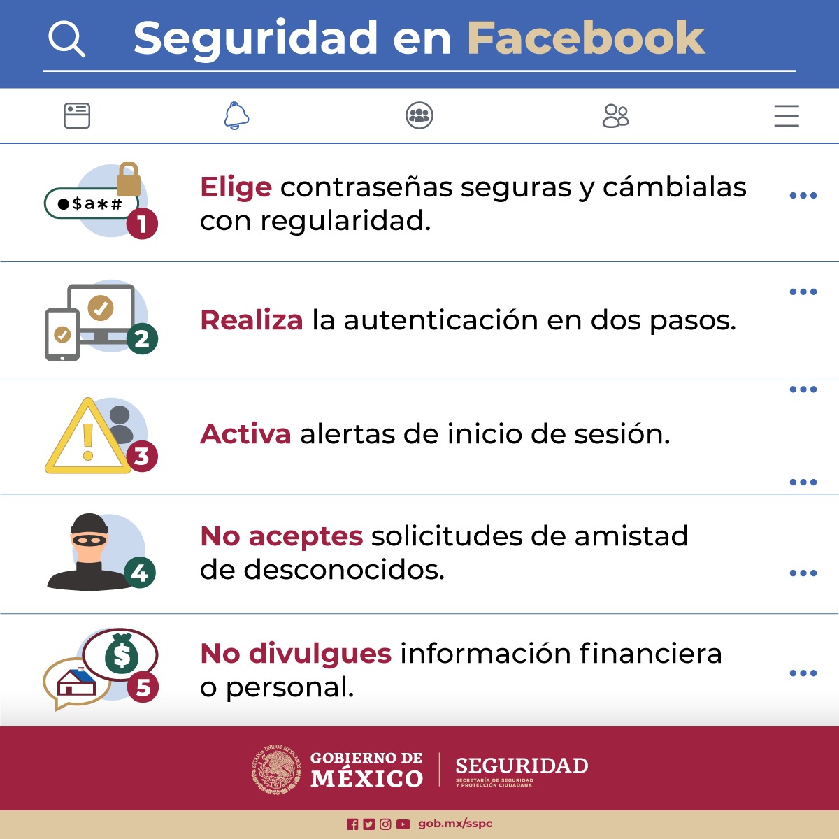 Seguridad en Facebook