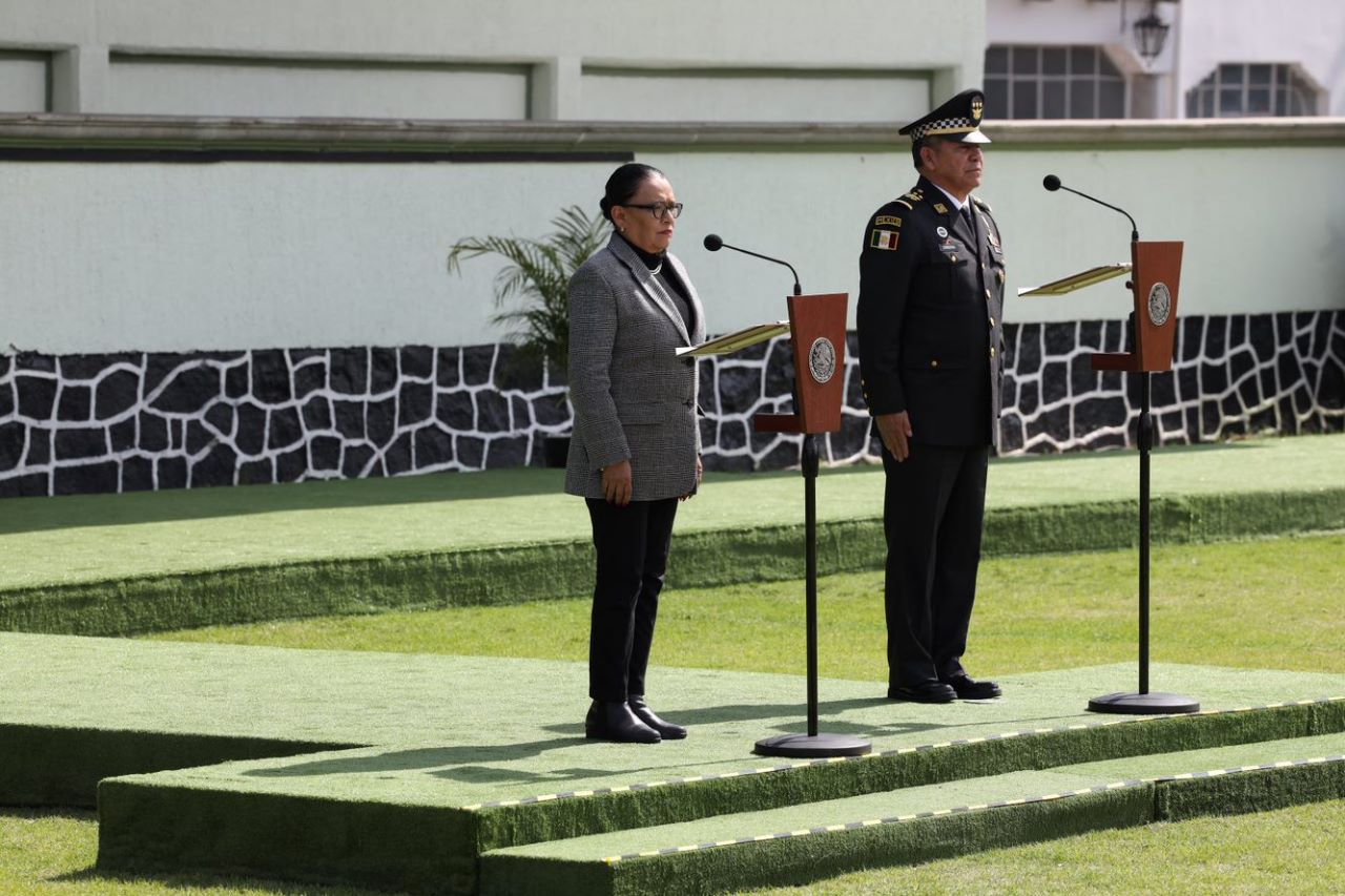 Toma de protesta de David Córdova Campos como comandante de la Guardia Nacional