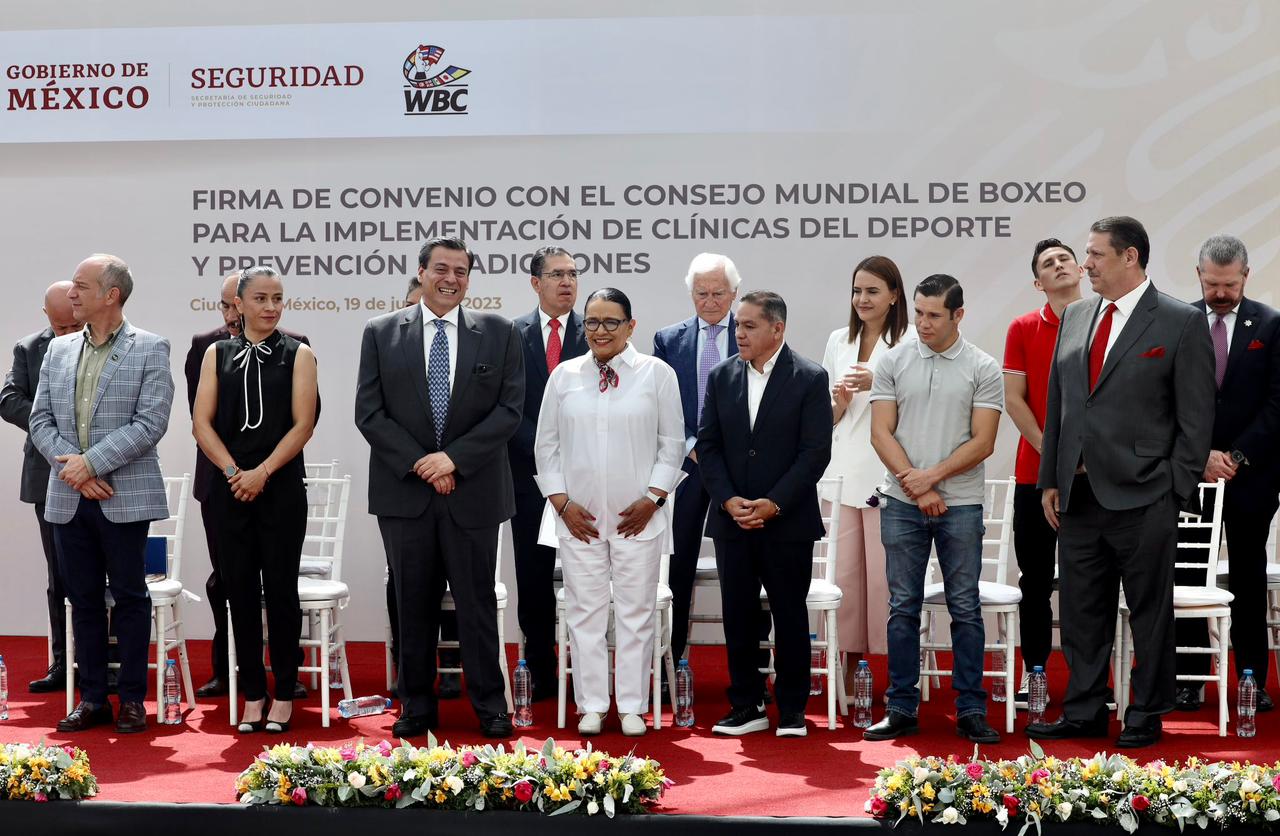 Firman convenio SSPC y WBC para impartir clínicas del deporte y prevención de adicciones