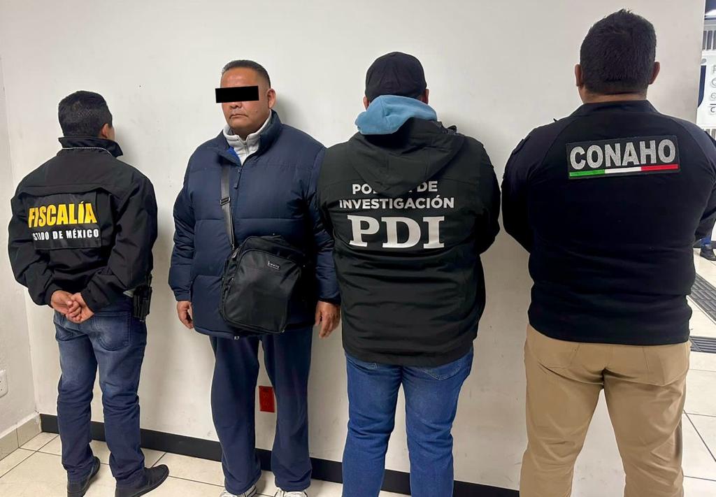 Detienen a extorsionador en el Aeropuerto Internacional de la Ciudad de México