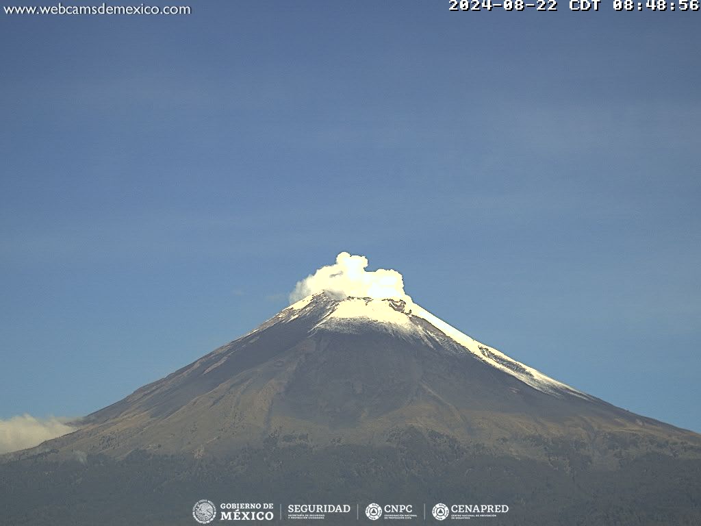 Permanece Semáforo de Alerta Volcánica en Amarillo Fase 2