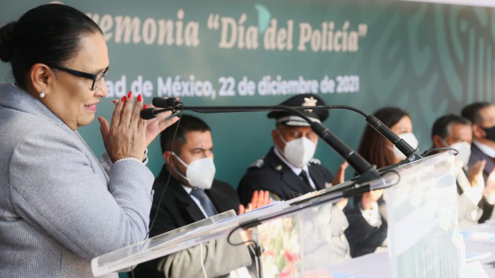 Conmemoran el día del policía en el servicio de Protección Federal