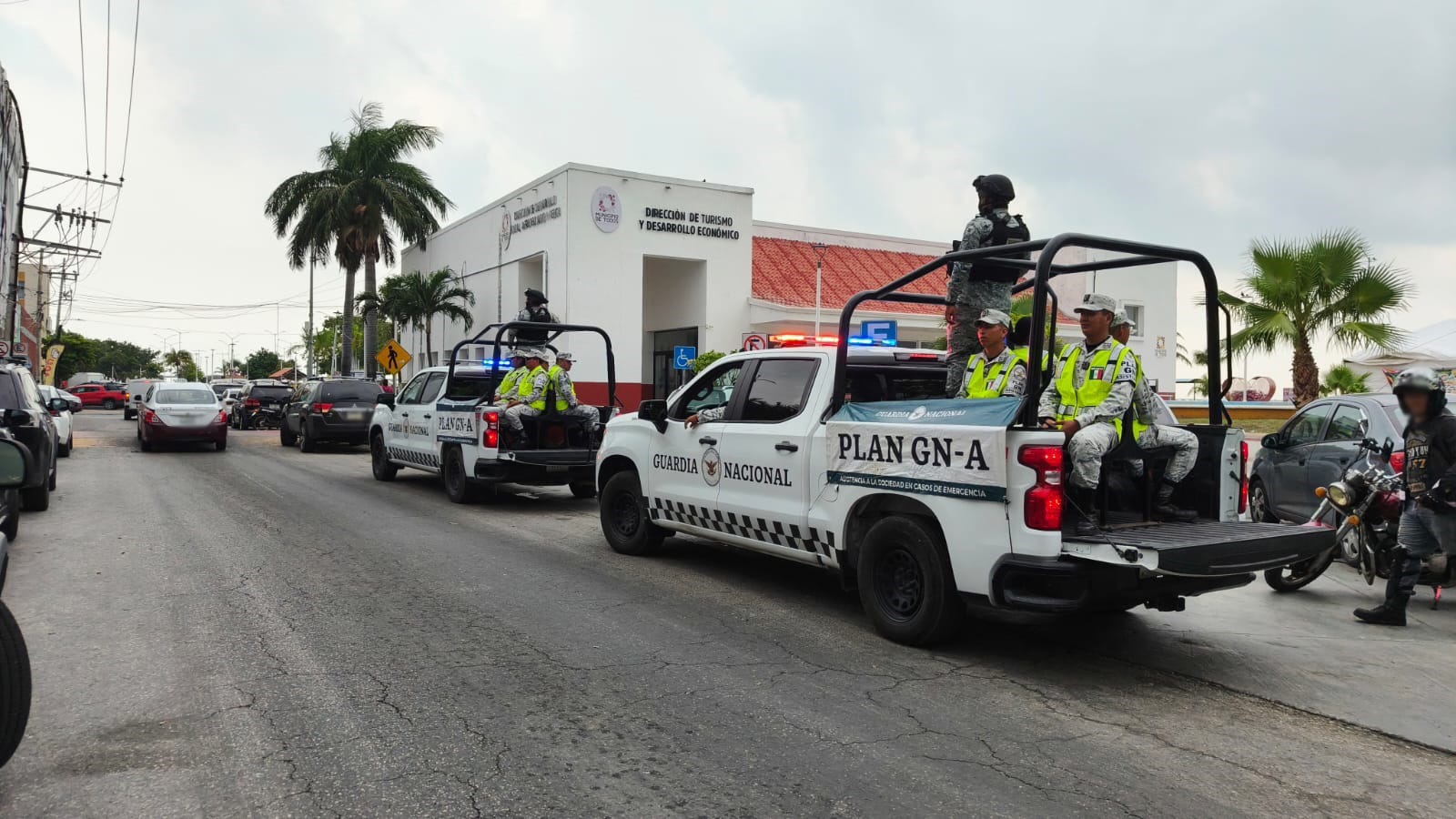 En la Península de Yucatán, Guardia Nacional mantiene activo el PlanGN-A tras el paso del huracán Beryl