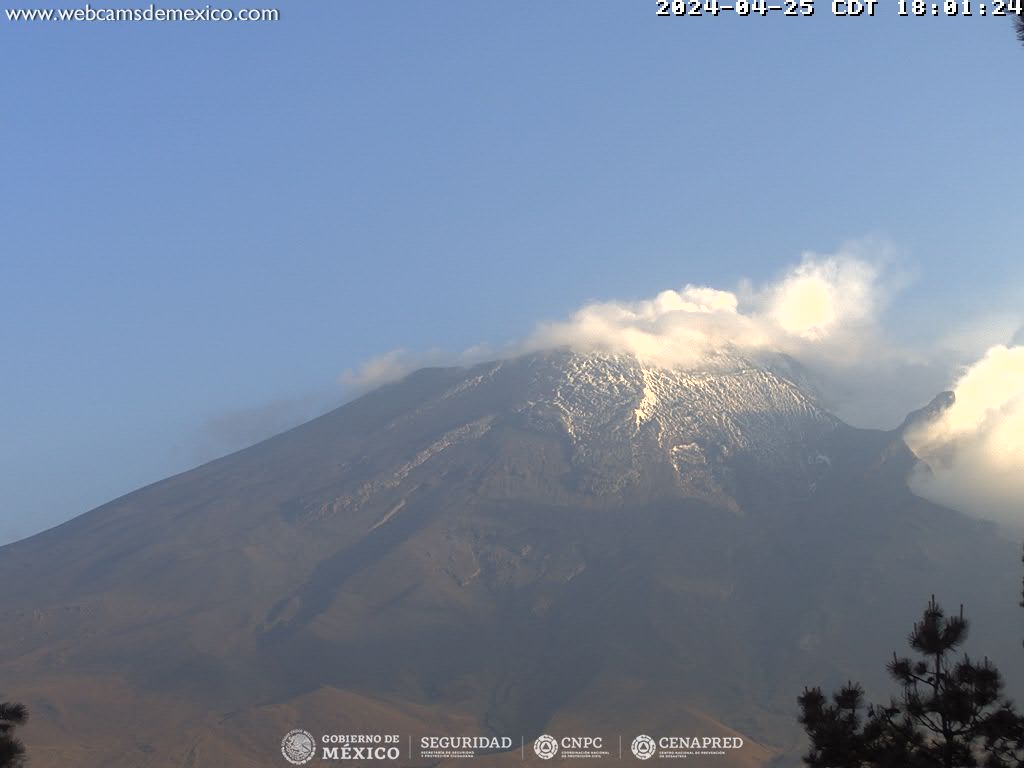 Popocatépetl produce 86 exhalaciones