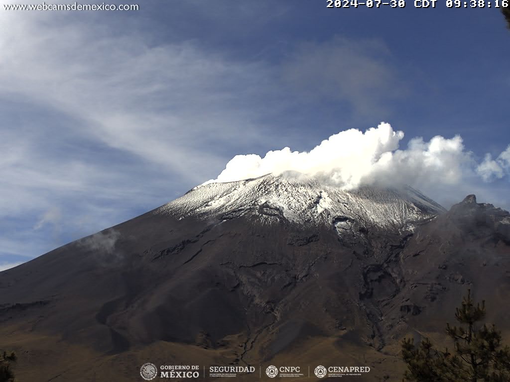 Genera volcán 46 minutos de tremor