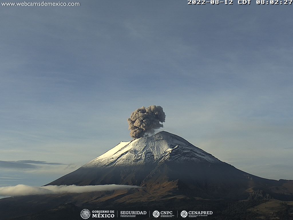 Llama CENAPRED a mantenerse alejado del volcán