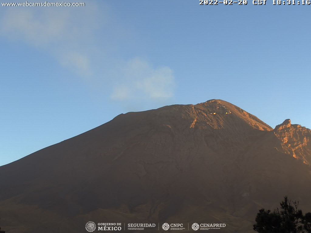 Van 24 exhalaciones de baja intensidad en el Popocatépetl   