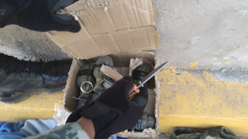 Guardia Nacional detiene a persona en posesión de granadas de fragmentación