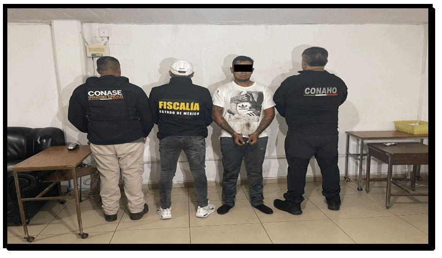 Capturan a 6 implicados en delitos de alto impacto en el Estado de México