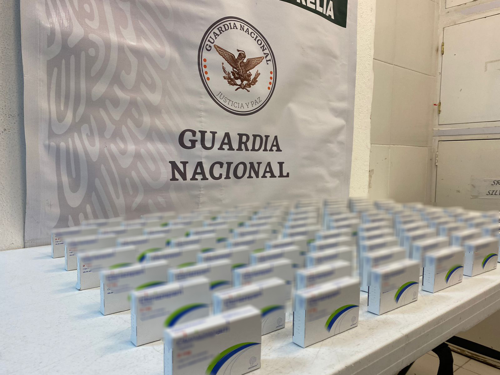 Guardia Nacional decomisa en Morelia alrededor de 3 mil pastillas de medicamento psicotrópico