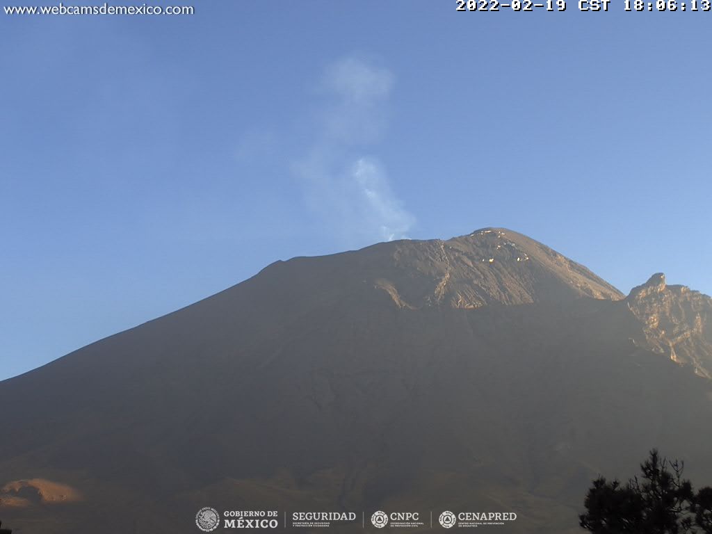 Hasta el momento se identifican 35 exhalaciones de baja intensidad en el Popocatépetl   