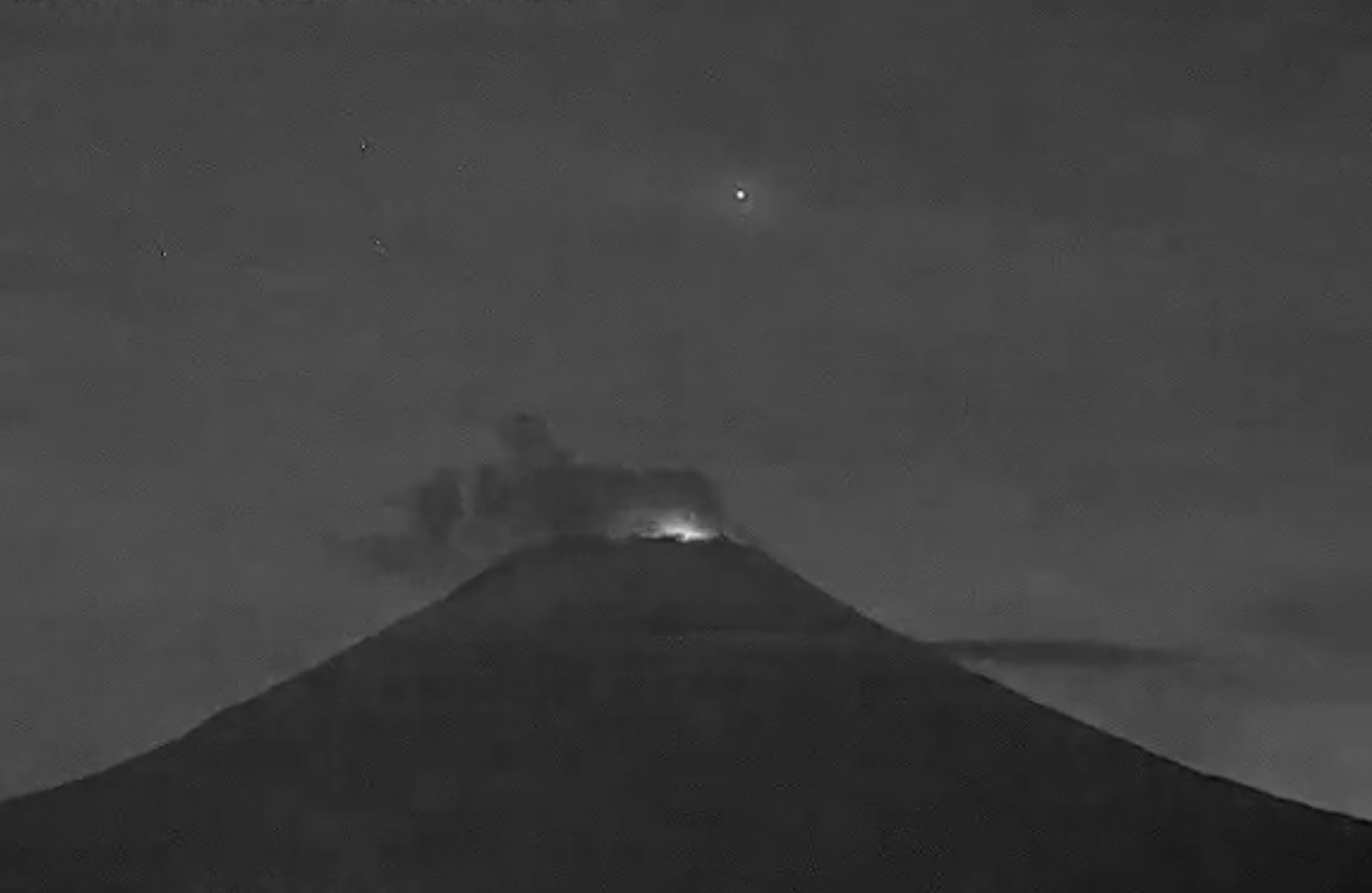 Popocatépetl registra 7 exhalaciones