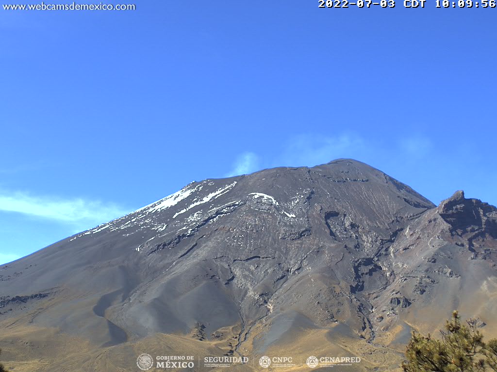 Emite Popocatépetl 23 exhalaciones