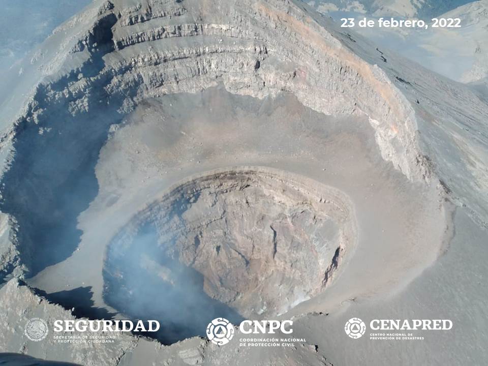 Precisan 86 exhalaciones de baja intensidad y 14 minutos de tremor de baja amplitud en el Popocatépetl