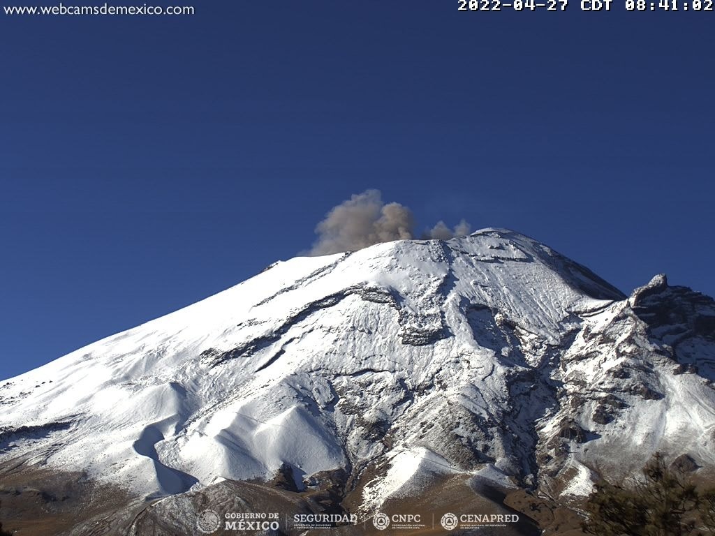 Volcán en semáforo amarillo fase 2 