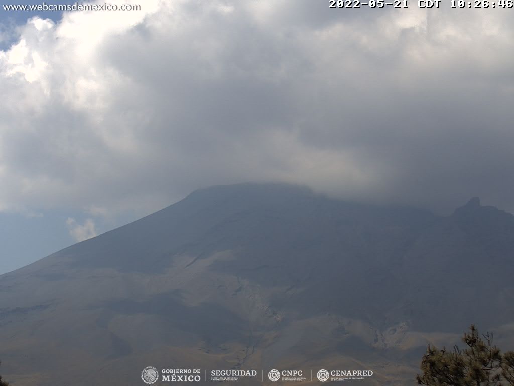 Detectan 27 exhalaciones en Popocatépetl