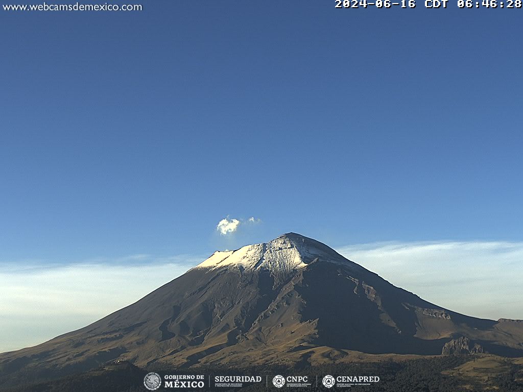 Registra Popocatépetl 40 exhalaciones