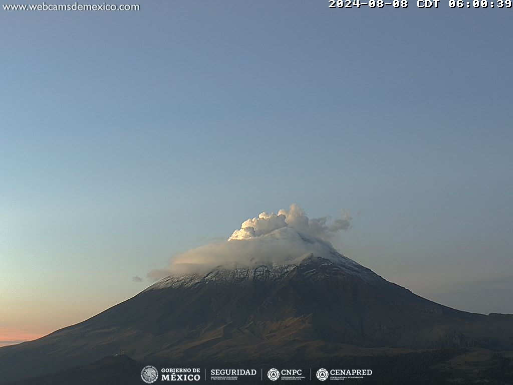 Registra Popocatépetl 112 exhalaciones