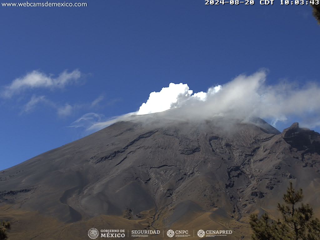 Genera volcán 17 minutos de tremor