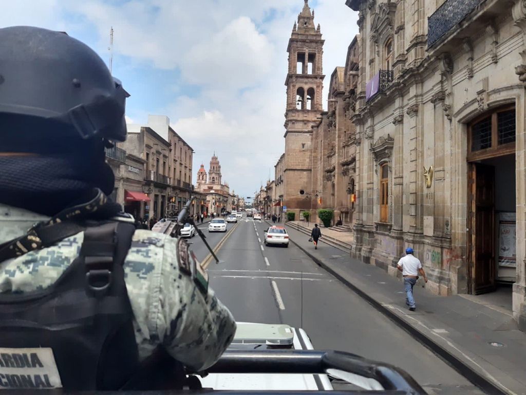 La Guardia Nacional durante la jornada electoral. Tarjeta Informativa