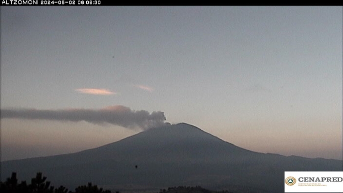 Registra Popocatépetl 40 exhalaciones