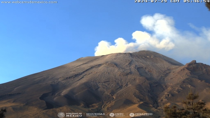 Genera volcán 27 minutos de tremor