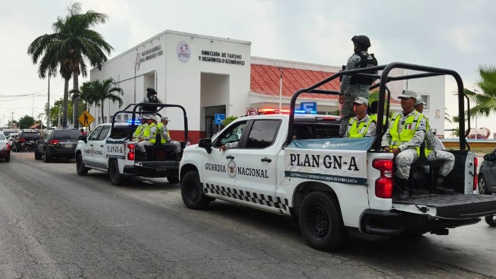 En la Península de Yucatán, Guardia Nacional mantiene activo el PlanGN-A tras el paso del huracán Beryl