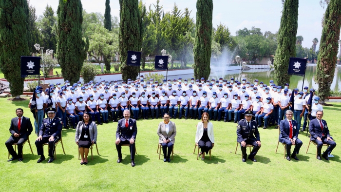 Se gradúan 111 elementos del Servicio de Protección Federal