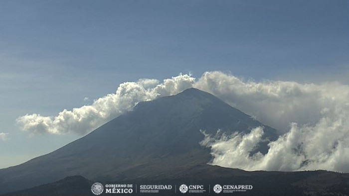 Genera volcán 47 exhalaciones y 997 minutos de tremor