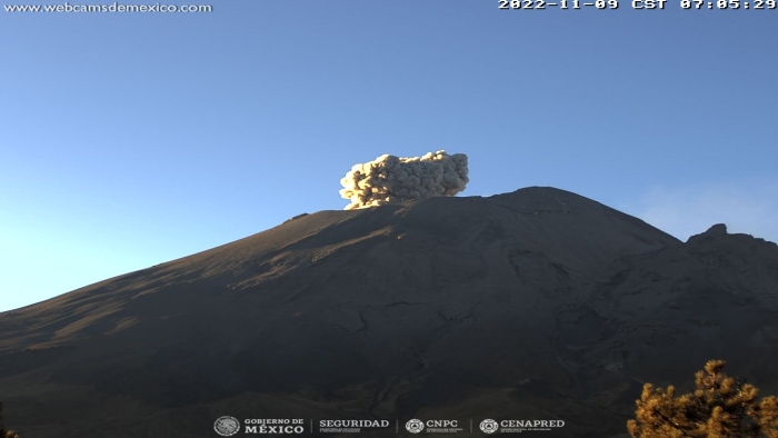 Suma volcán 84 exhalaciones