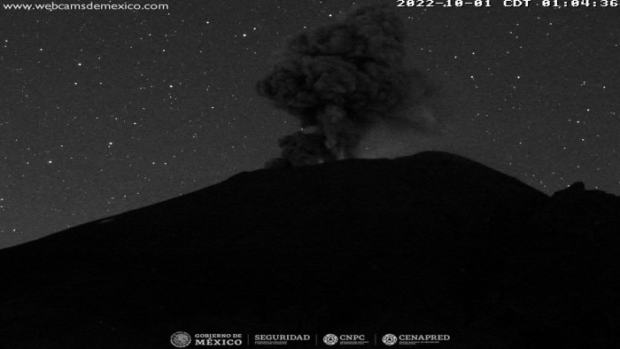 Suma volcán 94 exhalaciones