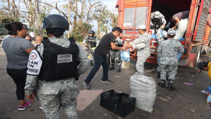 Mantiene Guardia Nacional Plan GN-A en el estado de Guerrero tras el paso del huracán Otis