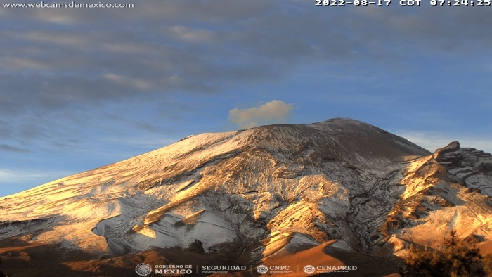 Popocatépetl registra caída de fragmentos balísticos