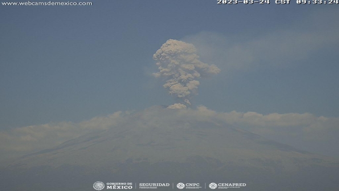 El monitoreo del Volcán Popocatépetl se realiza de forma continua las 24 horas. Cualquier cambio en la actividad será reportado oportunamente.