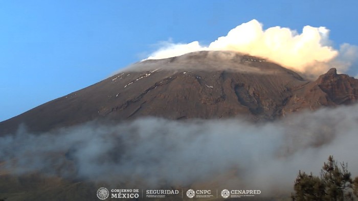 Registra volcán sismo de baja intensidad