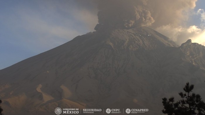 Genera Popocatépetl 148 exhalaciones y 1034 minutos de tremor